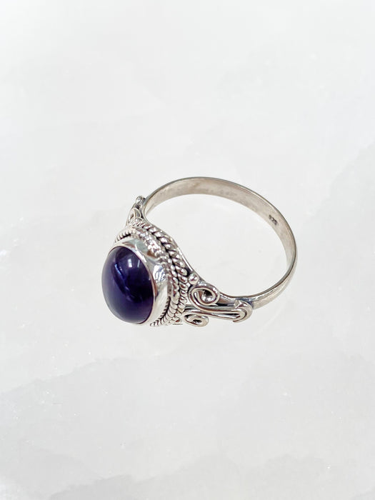 Amethyst Oval Ring (SZ 7) R11