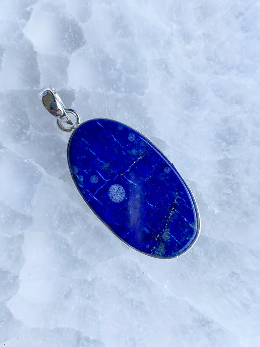 Lapis Lazuli Oval Pendant P17