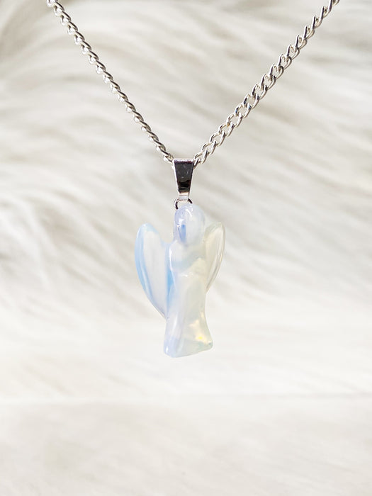 Opalite Angel Pendant 1pc