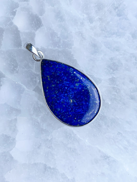 Lapis Lazuli Teardrop Pendant P14