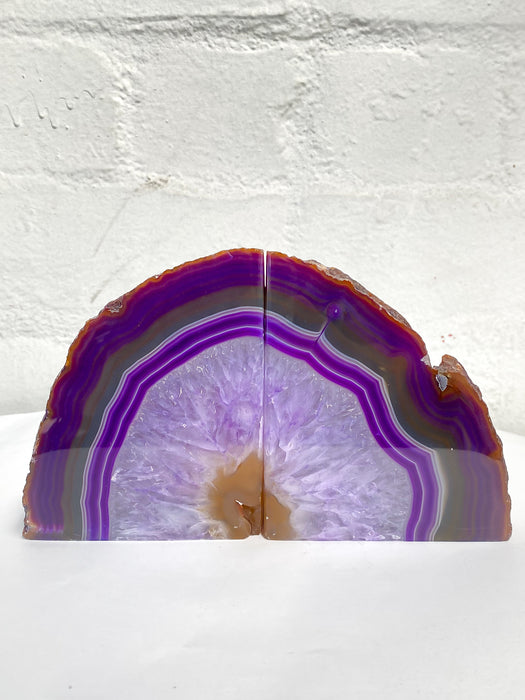 Agate Bookends AB2