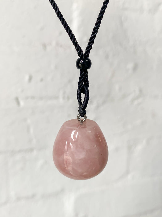 Rose Quartz Necklace 1pc