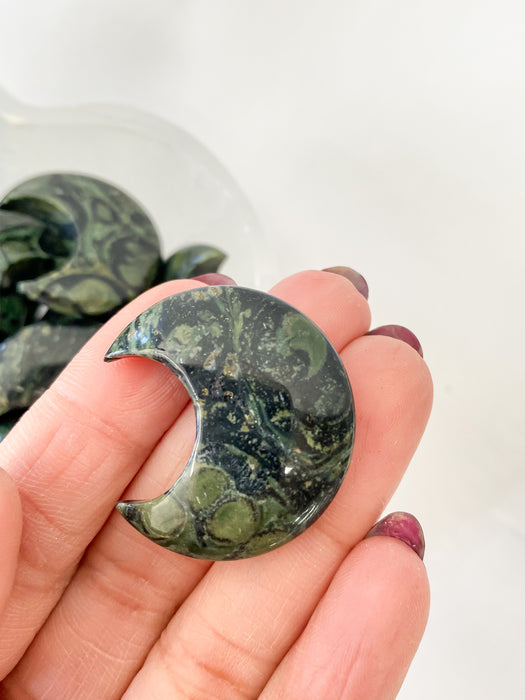 Kambaba Jasper Moon 1pc