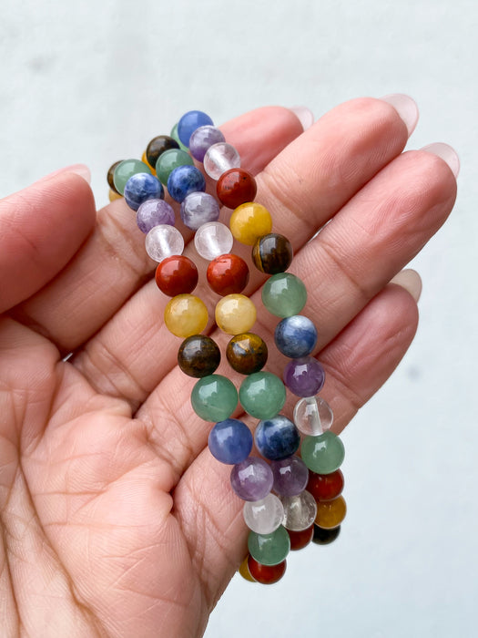 Chakra Bead Bracelet 6mm