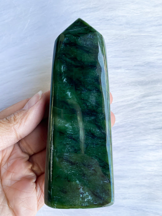 Nephrite Jade Tower JD8