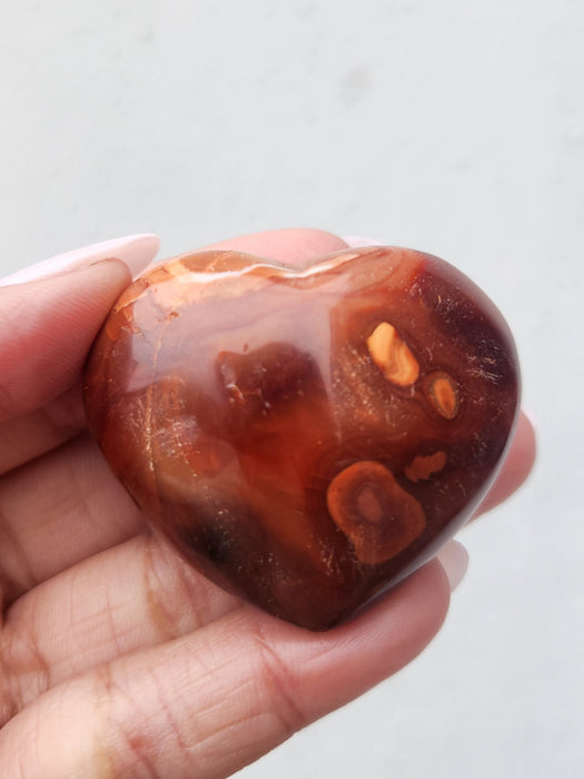 Carnelian Heart 1pc