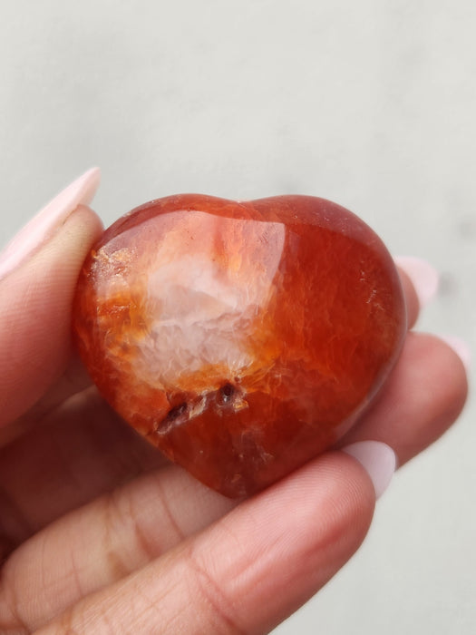 Carnelian Heart 1pc