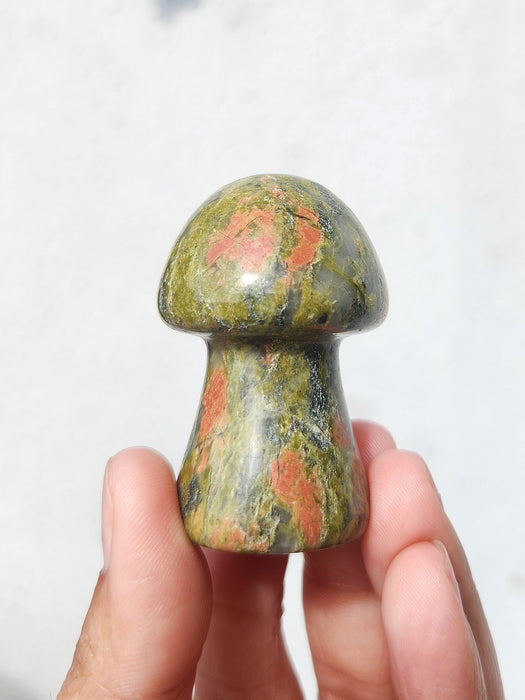 Unakite Mushroom Craving 1pc