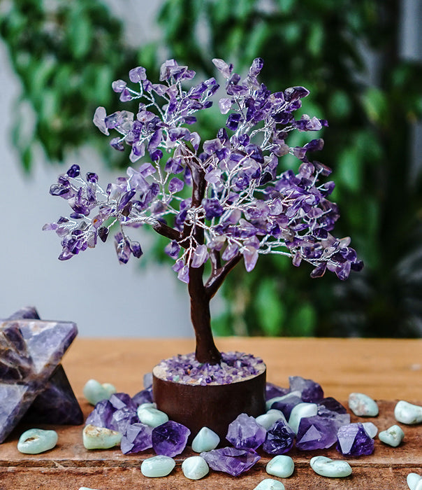 Amethyst Tree - Medium Brown