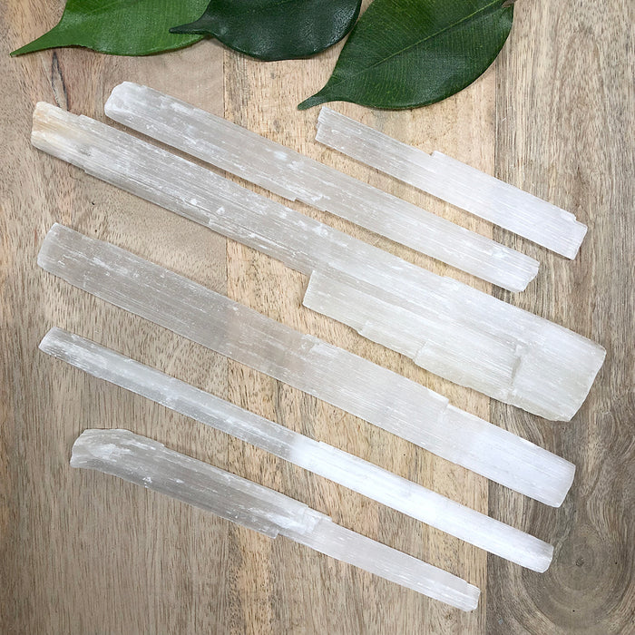 Selenite Natural sticks 20cm 1kg