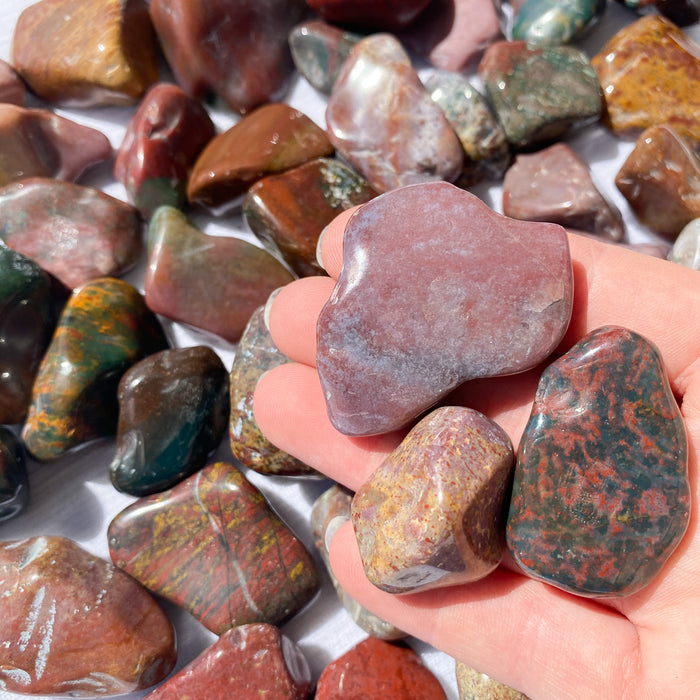 Bloodstone Tumbled Stones