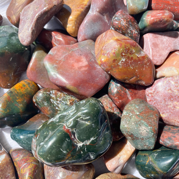 Bloodstone Tumbled Stones