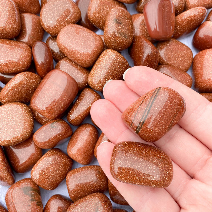 Gold Sandstone Tumbled Stones