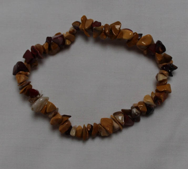 Mookite Jasper Chip Bracelet