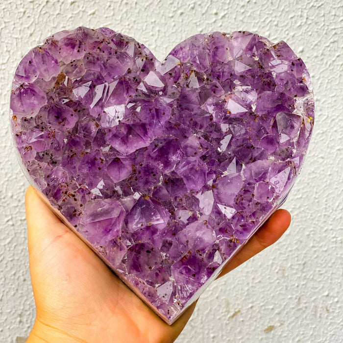 Amethyst Cluster Heart ACH4 Special