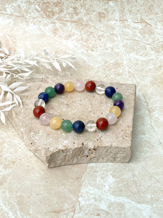 Chakra Bead Bracelet 8mm