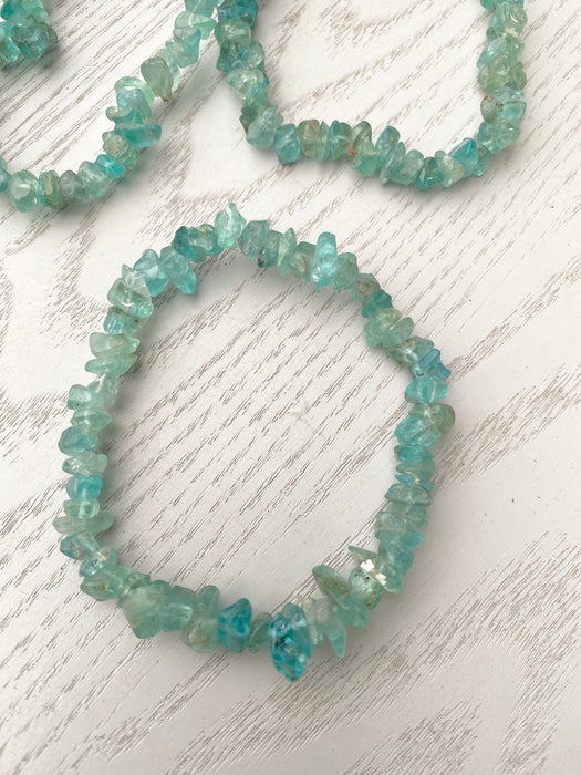 Apatite Chip Bracelet