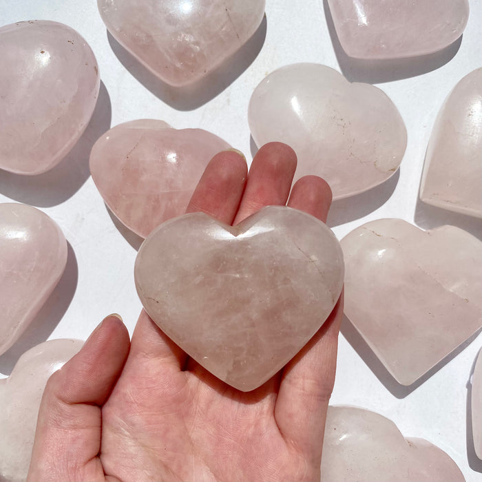 Rose Quartz Heart